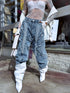 "READY FEST" LUX denim pants P7902 - blue